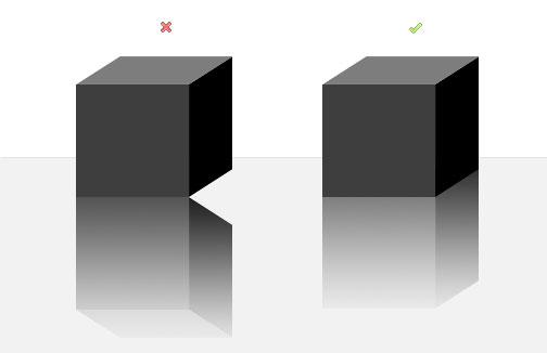 Spiegelungen im Webdesign