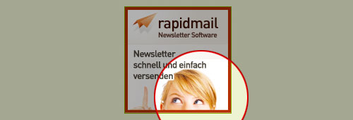 Blondes Model in Stock-Image - Website Rapidmail
