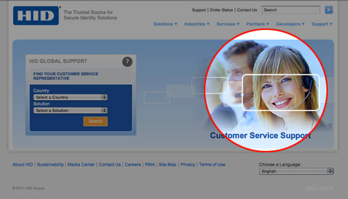 Blondes Model in Stock-Image - Website HID