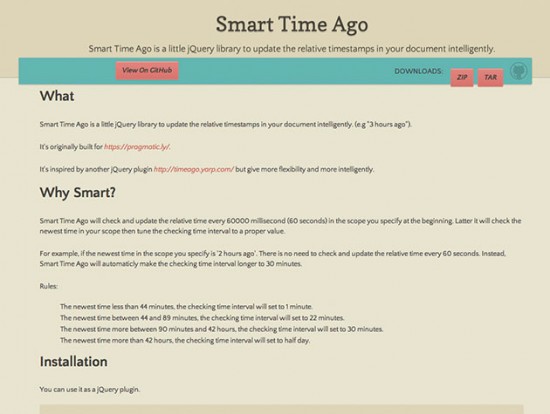 Screenshot von Smart Time Ago