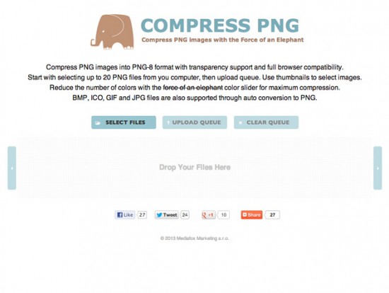 Online-Bildkompression mit Compress PNG