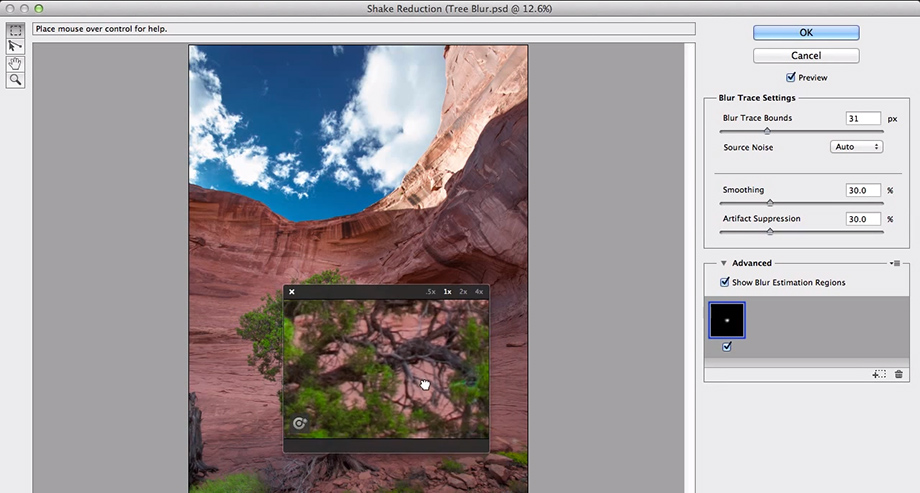 Verwackelungseffekte können in Photoshop CC mit einem neuen Filter entfernt werden – Bildquelle: Adobe