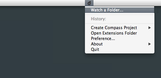 Auswahl eines Ordners zur Ueberwachung mit Compass