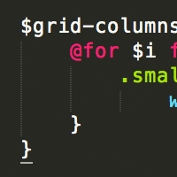 Sass @for-Loop
