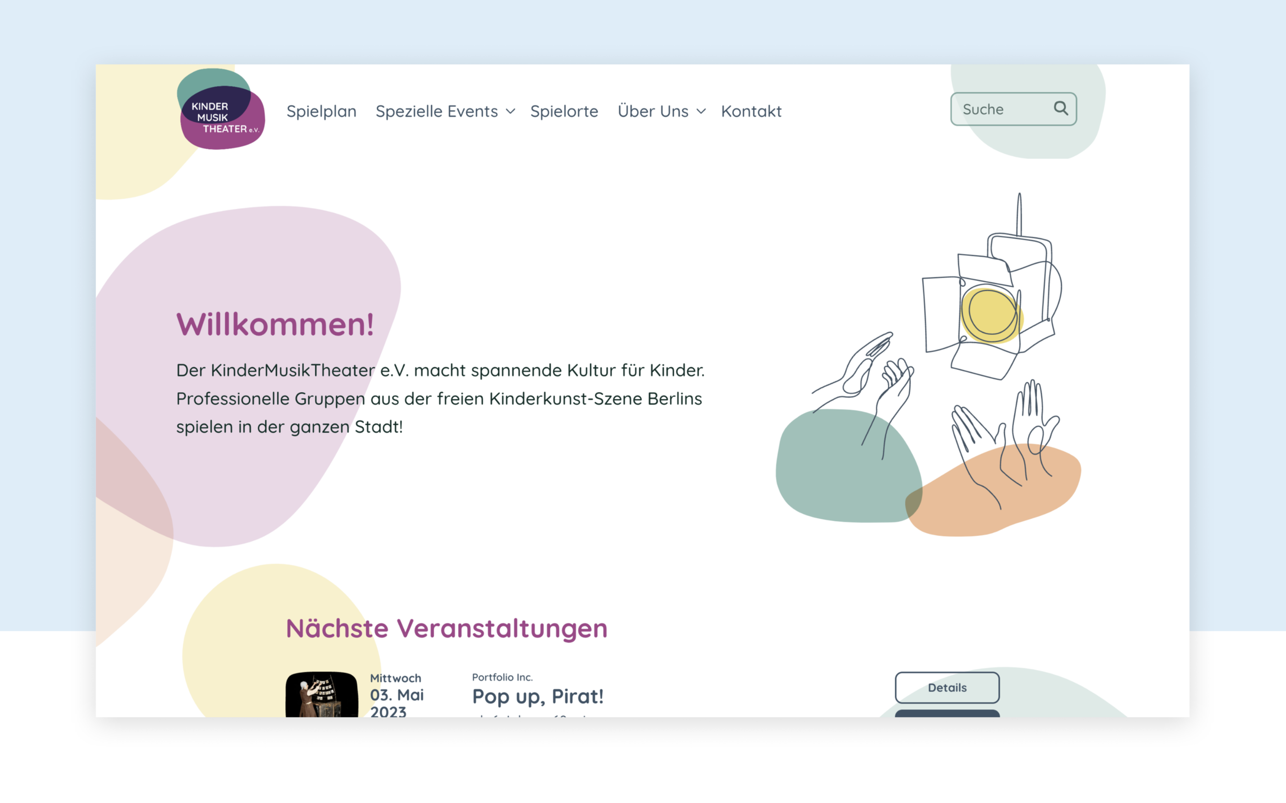 Screenshot des Projekts